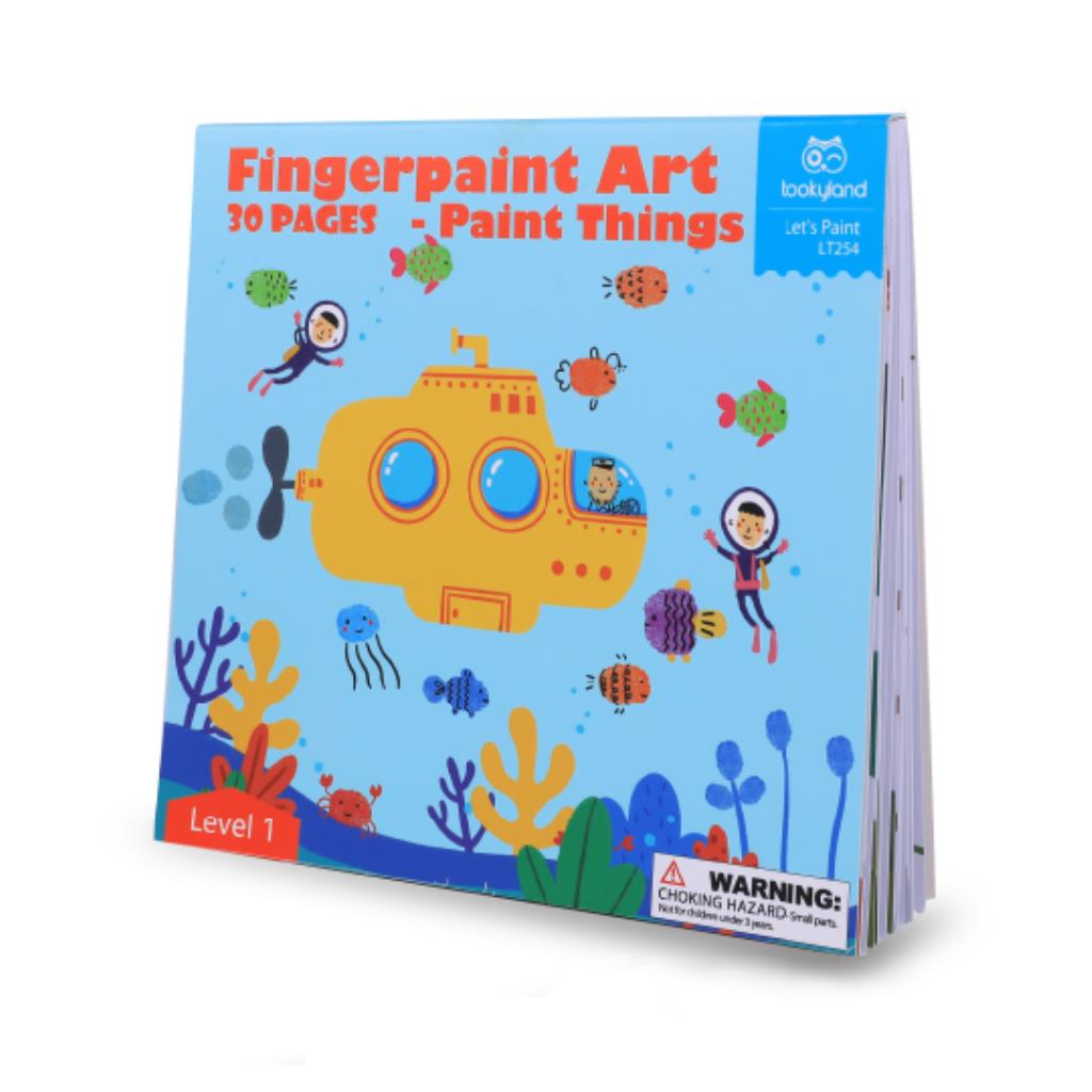 Fingerpaint Art Book – Under the Sea Theme